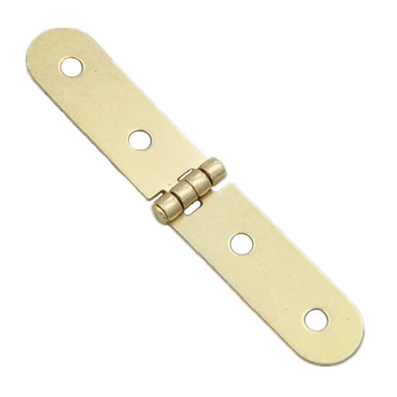 Lengthened gift box flap small hinge folding wooden box iron hinge