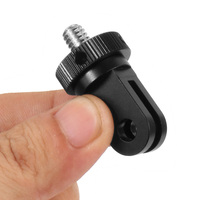 Aluminum Mini Tripod Mount 1/4 Screw Head Adapter for GoPro Hero 13 12 11 10 9 for Sony for insta360 One X2 X3 YI 4K Action Cam