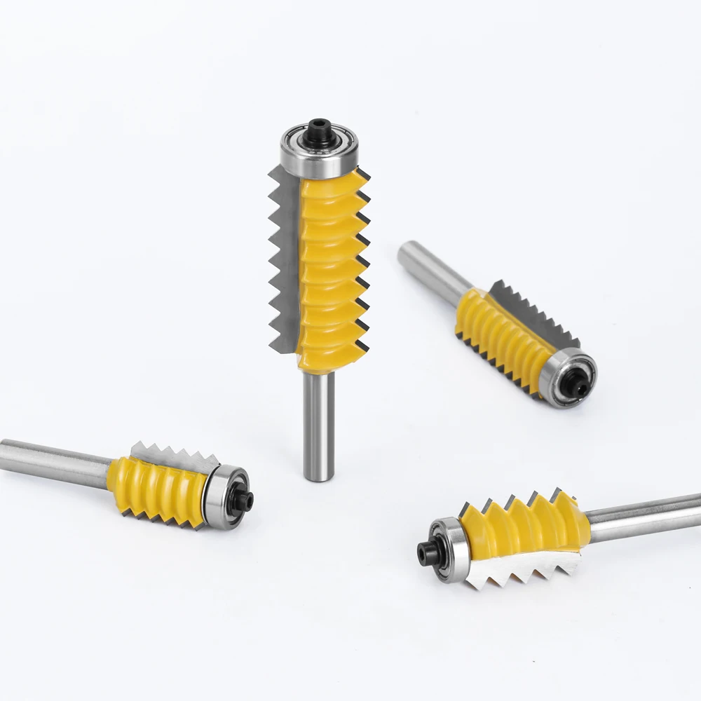 Imagem -04 - Finger Joint Glue Milling Cutter Levantada Painel v Bits Roteador para Madeira Tenon Carpintaria Cone Tenoning Bit mm Shank C08247