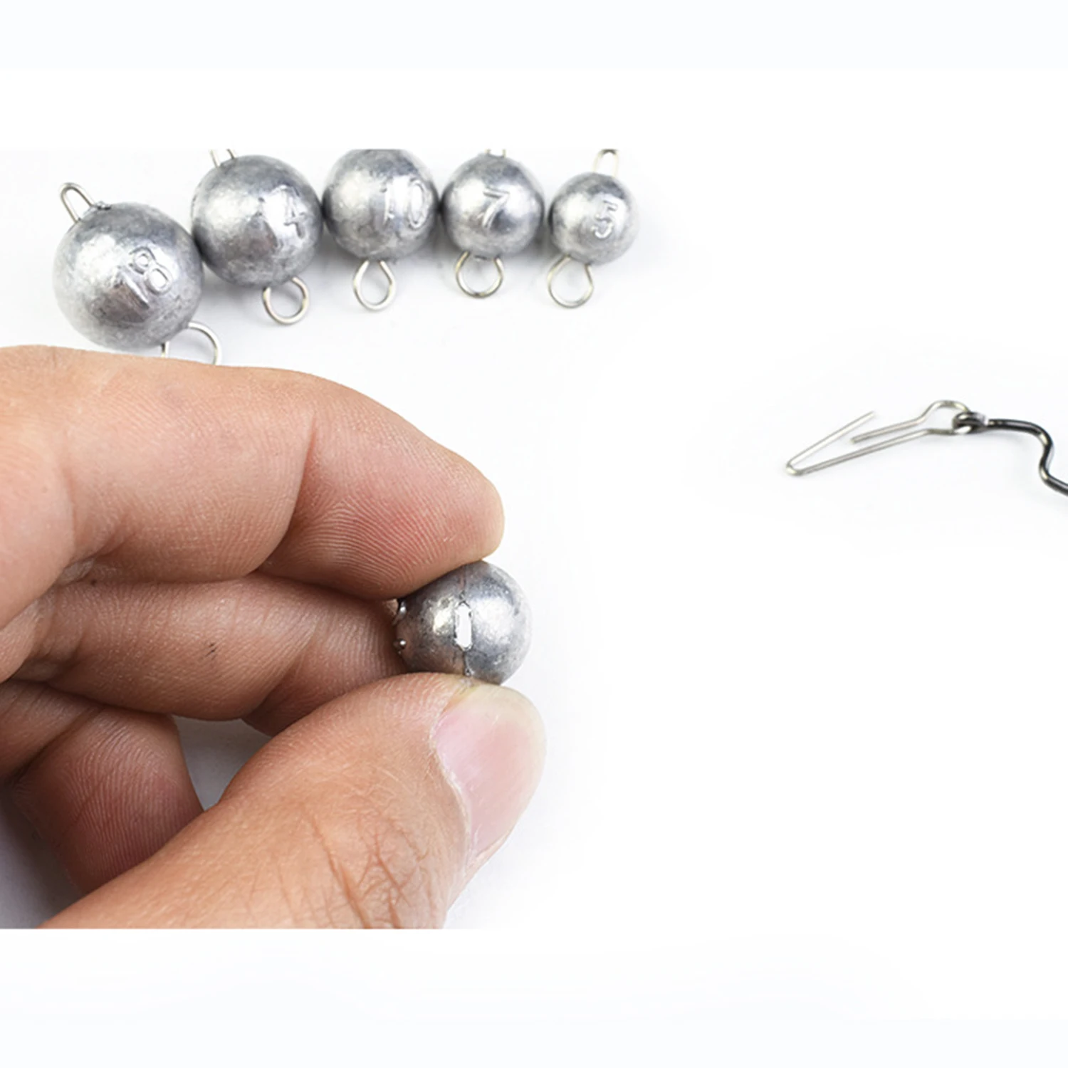 10pcs/lot Fishing Weights Sinkers 3g 5g 7g 10g 12g 14g 18g 21g Fishing Sinker Carp Fishing Tackle Accessories