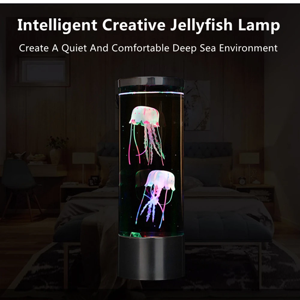 Aquarium for Fish Nightlight Led Fantasy Jellyfish Lamp Novelty Lighting for Night Lamps Gifts Light Bedroom New Products Fancy