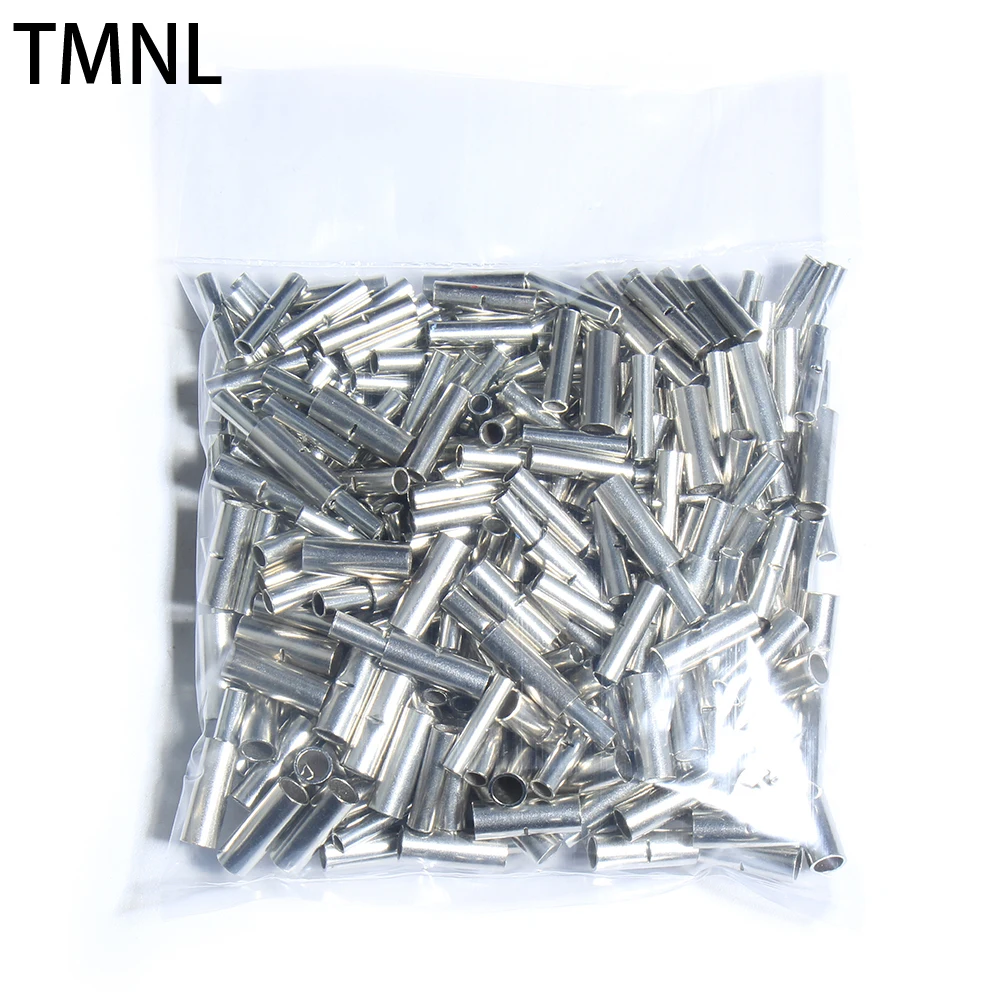 300pcs steel line Aluminum Crimp sleeve copper tube Wire Pipe Sleeves Fishing Accessories DIY Electrical repair Bare Terminals