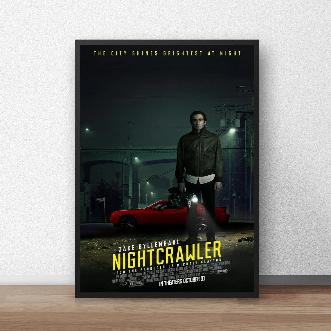 Nightcrawler Classic Movie Poster Canvas Art Print Home Decoration Wall Painting ( No Frame )