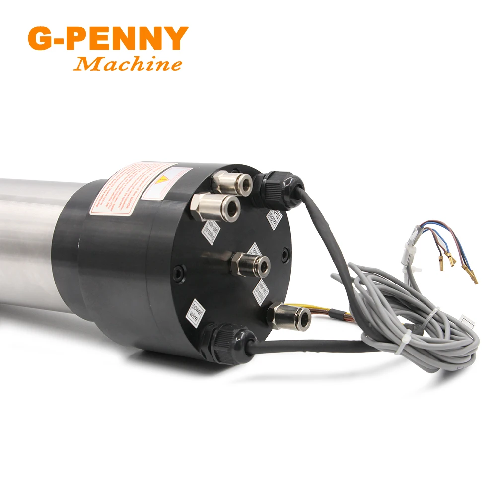 New Arrival! 2.2kw Water Cooled Spindle ATC Spindle Motor 220v Rotating spdeed 24000rpm 4 Pole 800Hz Blind rivet IS020-15°