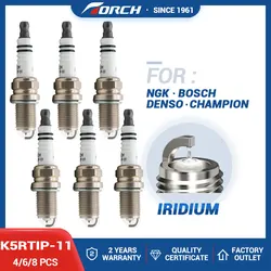 4-8PCS Candle Replace for IFR5E11D IFR5G11 PFR5J-11 PFR5N-11 Denso IK16 VK16 SK16R11 Iridium Platinum Spark Plug Torch K5RTIP-11