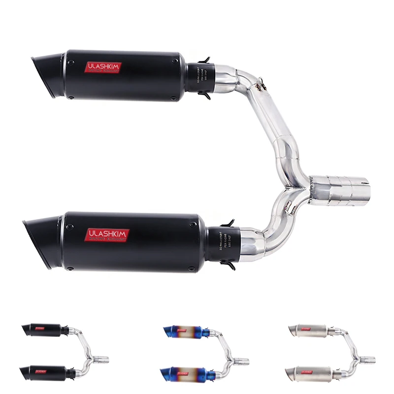 Exhaust Slip On For Suzuki GSR400 GSR600 BK400 BK600 GSR BK 400 600 Modified Link Pipe Motorcycle Exhaust Muffler Escape