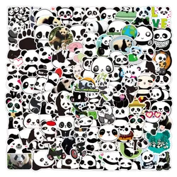 10/30/50/100pcs  New Cute Panda Graffiti China National Treasure Bamboo  Stickers Waterproof Skateboard Travel Suitcase Phone