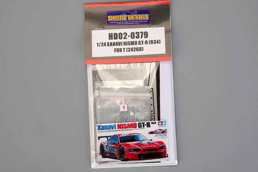 

Hobby Design HD02-0379 1/24 Nissn Xanavi Nismo GT-R(R34) для Tamiya 24268 (PE + металлические детали + смола), модели автомобилей