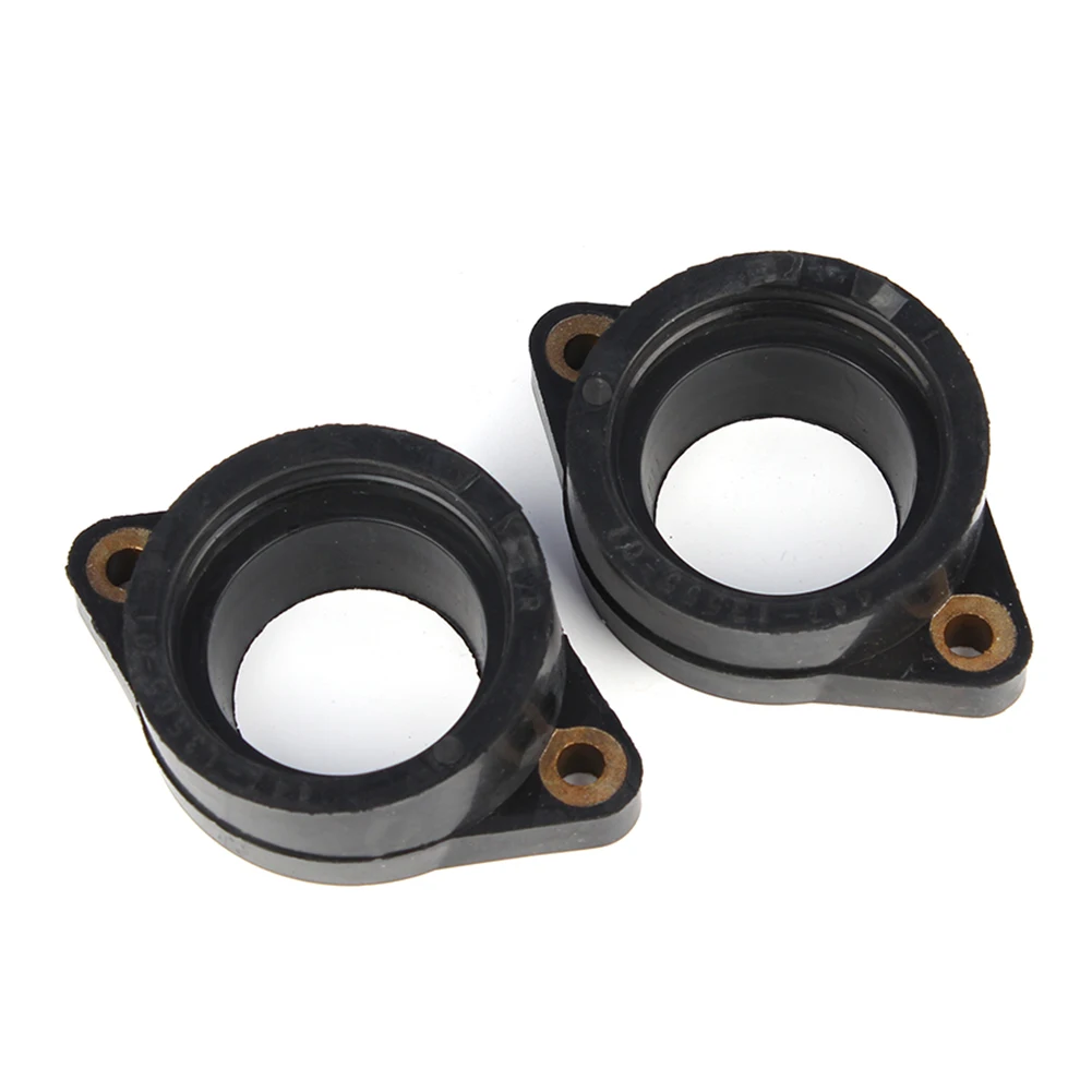 2Pcs Motorcycle Carburetor Carb Holder Intake Boot Set w/ Gaskets For Yamaha TX650 A 1974 & XS650 B C D 1975 1976 1977