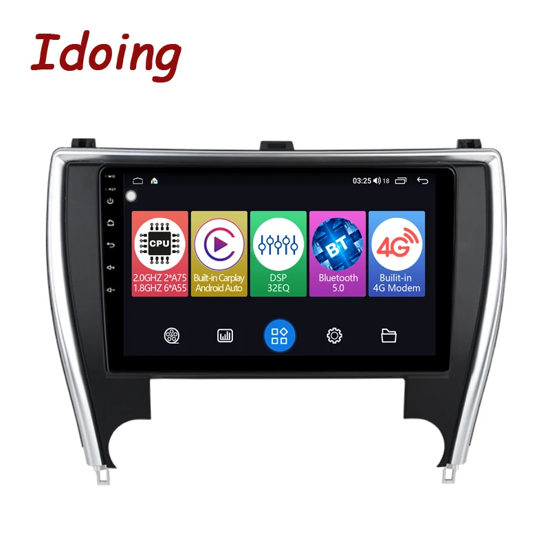 

Idoing10.2"Car Radio Player Head Unit Plug And Play For Toyota Camry US Version 7 XV 50 55 2015-2017 GPS Navigation Android Auto