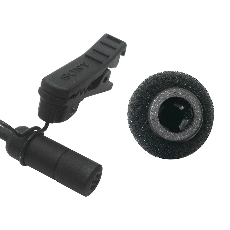 Canfon 2pcs Lavalier Mic foam windscreen covers with ABS plastic holder Compatible for SONY UWP V1/D11D/21 Wiereless microphone