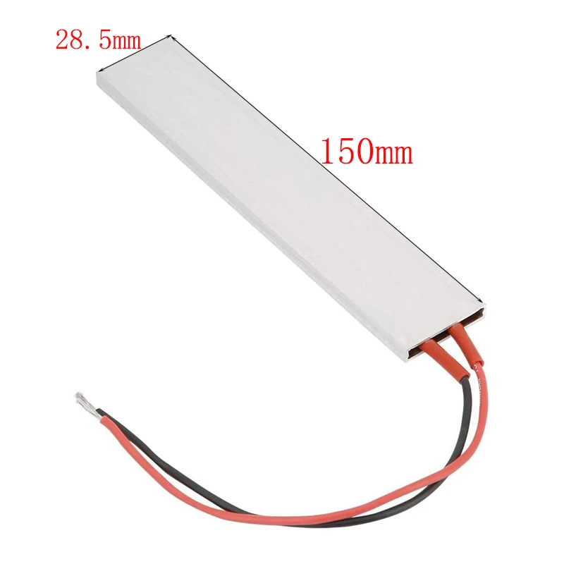 12V 24V 220V PTC Heating Element 150x28mm Constant Temperature Thermistor Air Heating Sensor Aluminum Hair Dryer Curlers Heater