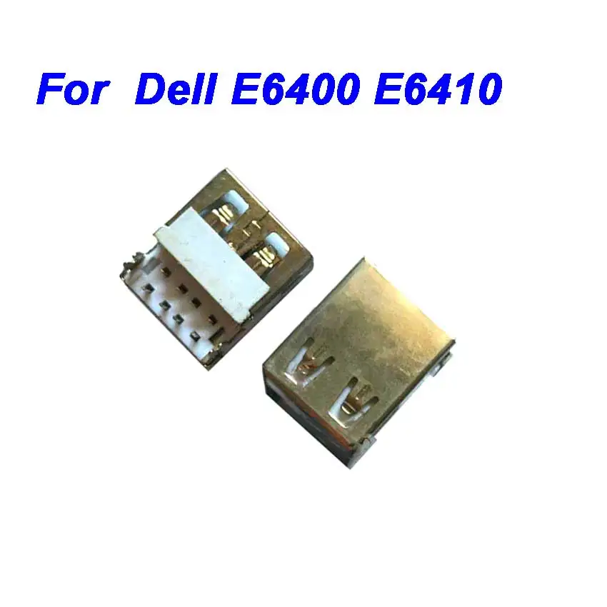 1 10Pcs Applicable For Dell E6400 E6410 USB Interface Small Board 2.0 USB Socket Sink Double-layer DC Power Jack Connecto