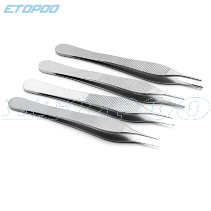 Ophthalmology Microscopy Instruments Double Eyelid Tweezers Fat Tweezers Do Tweezers Straight Bend Pointed Cartilage Forceps