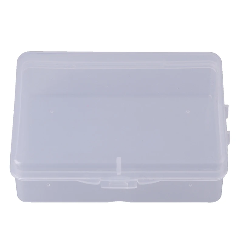 Hot Selling Cheap Wholesale Small Portable Transparent Plastic Storage Box Clear Square Multipurpose Display Case 9cm*6.5cm*3cm