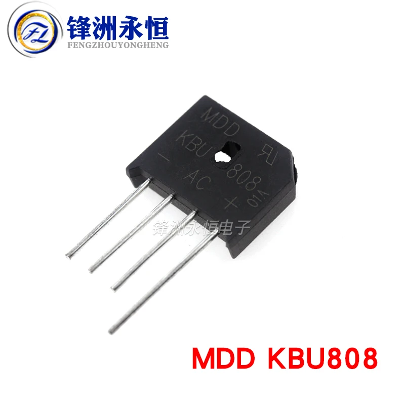 10PCS KBU810 KBU-810 8A 1000V diode bridge rectifier new and original IC