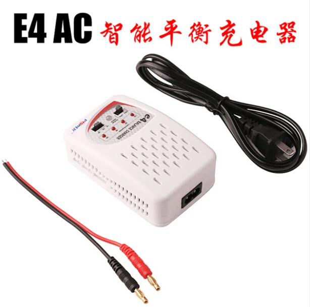 E4 AC 2-4S lipo Lithium Battery Balance Charger 100-240V 30w 2-4S Recharger for RC Drone Toys Parts