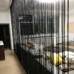 300x260cm Beaded Curtain String Beads Door Curtains Thread Window Wall Panel Room Divider Doorway Home Living Room Wedding Decor