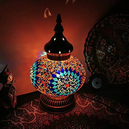 Mosaic Lamp - Handmade Turkish 7 