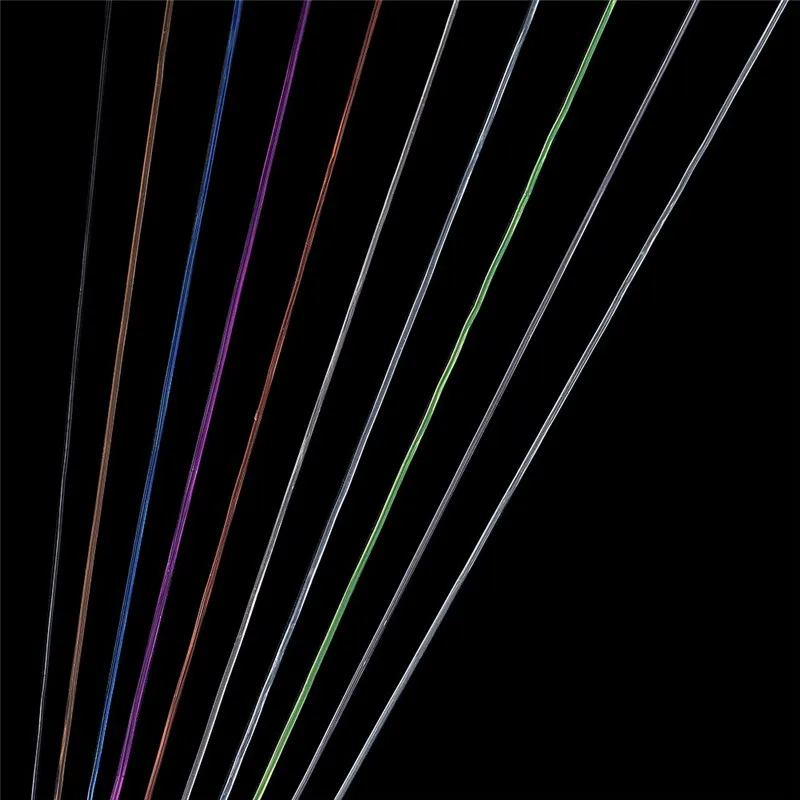 10 Rolll okrągły elastyczny linka z kryształami rozciągliwe sznury 0.5/0.6/0.7/ 0.8mm do tworzenia biżuterii bransoletka z paciorkami akcesoria Mix