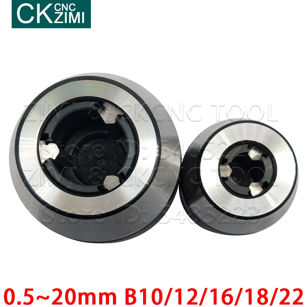 Mandril de broca de aperto automático, mandril de broca de alta precisão com 0.5-20mm b10 b6 b16 b18 b22 para múltiplos fins