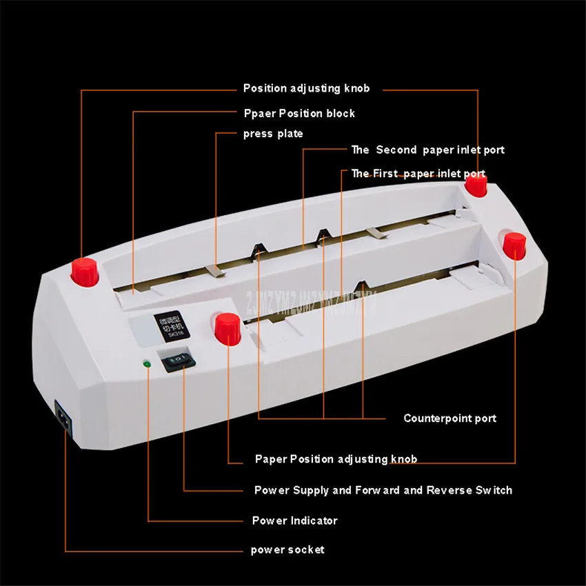 2022 NEW high quality Automatic Name Card Slitter Name Card Cutter A4 Size Business Card Cutting Machine SK316