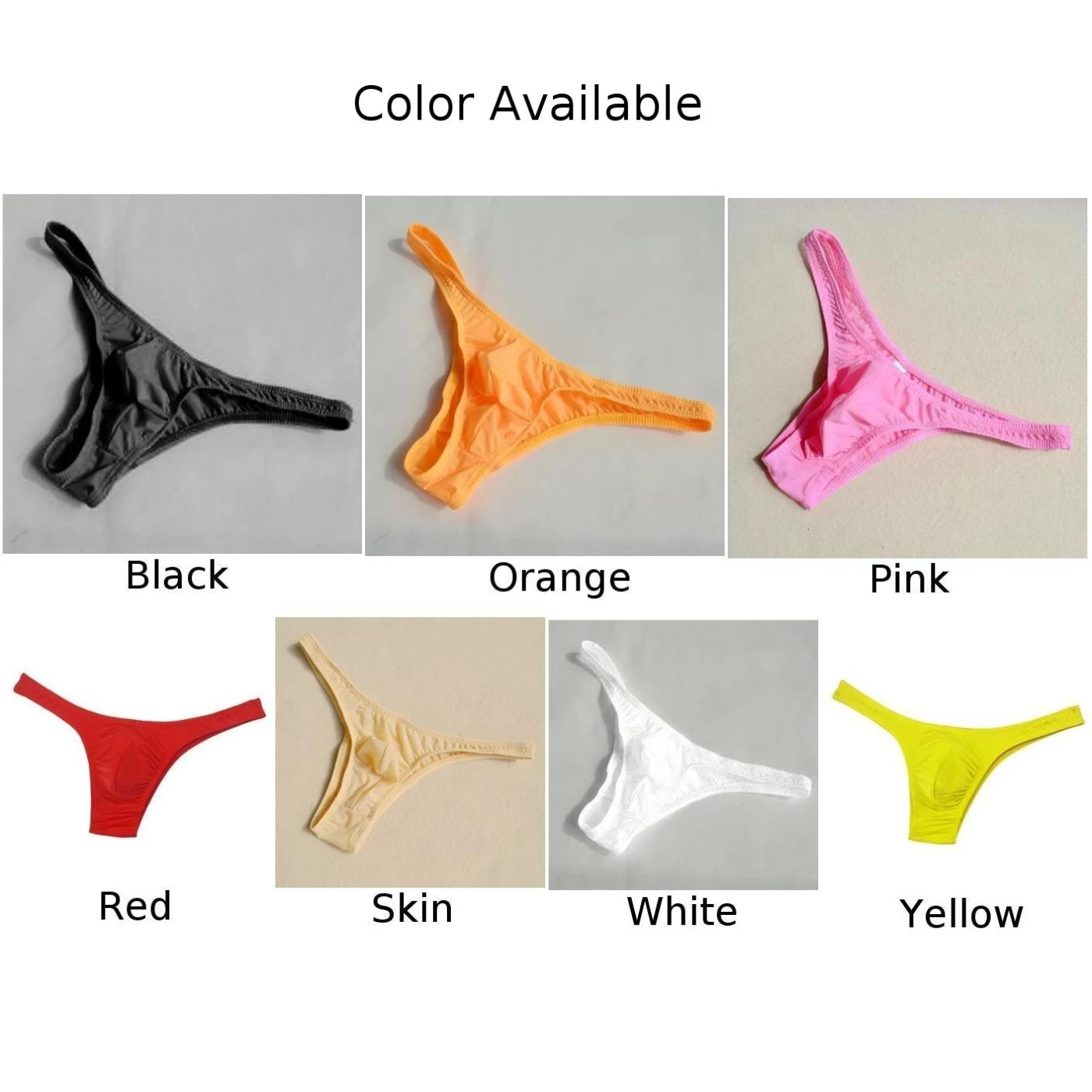 Men Underwear Briefs Sexy Shorts Pouch Lingerie Underpants Bottoms Pants Nylon Bulge Penis Pouch Underpants Panties