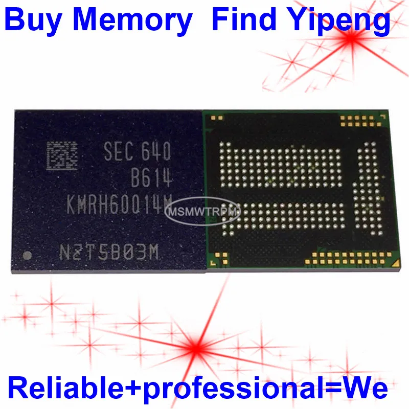 

KMRH60014M-B614 221FBGA EMCP 64+32 64GB RPMB clean empty data Memory Flash KMRH60014M