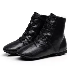 Botas de baile de cuero PU para hombre y mujer, zapatos de talla completa, alta calidad, envío rápido