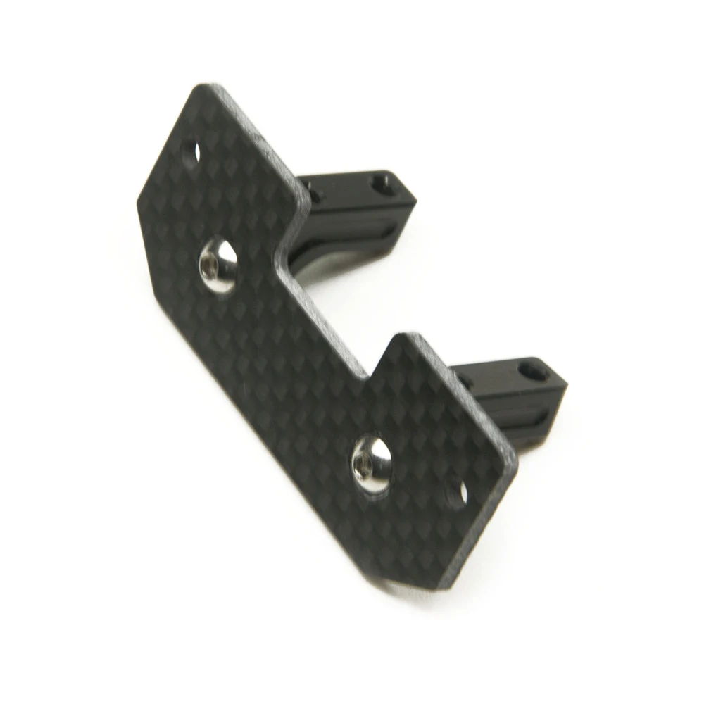 Axspeed Metalen Servo Mount Carbon Plaat Voor Axiale Scx10 1/10 Rc Crawler Auto Truck Vervangende Onderdelen Accessoires