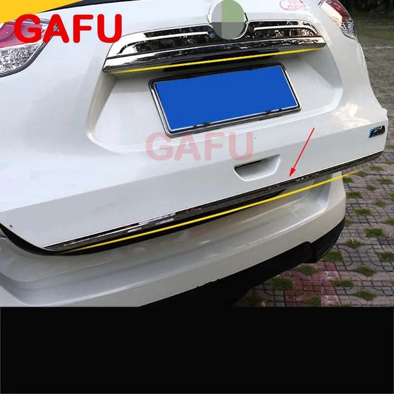 For Nissan X-Trail XTrail ROGUE T32 2020 2017 2016 2014 Sticker Stainless Steel back door Tailgate trim 1pcs Car Accessories