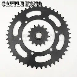 For YAMAHA XJR400 XJR 400 Motorcycle Front & Rear Sprocket geartransmission 520 chain 15T/45T Gear Sprockets