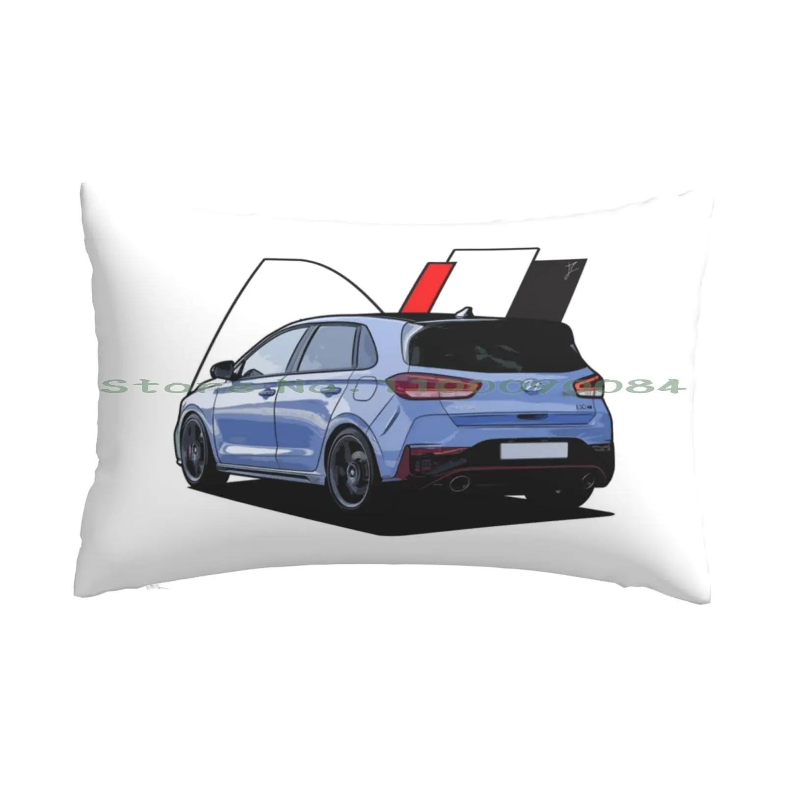 I30 N-Sports And Racing Car Pillow Case 20x30 50*75 Sofa Bedroom Lovecore Heart Mushroom Cute Kids Cat Bunny Glasses Girl