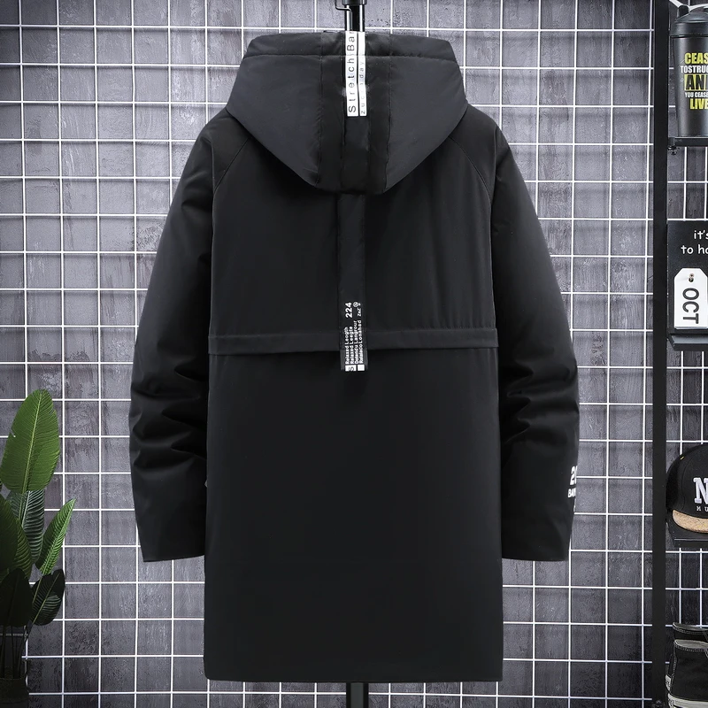 new Plus Size 10XL 9XL 8XL Fleece Parka Coat Mens Winter Thick Hooded Cotton Outwear Men Fashion Jacket Men Brand Clothing