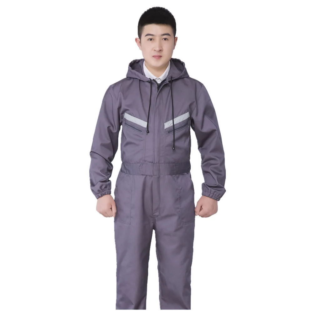 Work Clothing Men Long Sleeve Coveralls Reflective Overalls For Worker Repairman Machine Auto Repairmen Welding suit jumpsuits