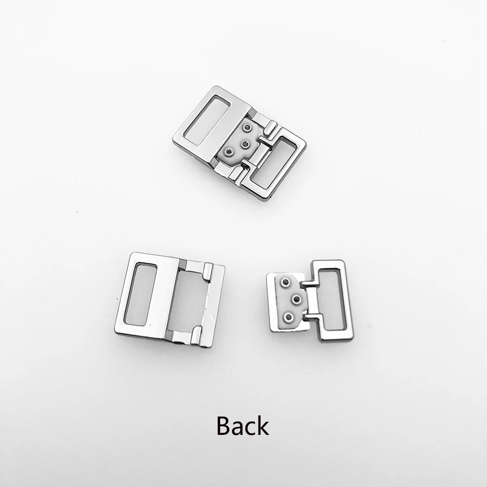 New 10mm Bra Metal Front Closure Clasp Clips Alloy Back Hook Buckles Making Supplies Nickel Free DIY Accessories