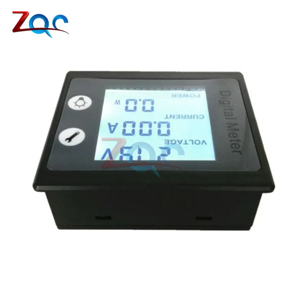 AC 80-260V 100A AC LCD Digital Ammeter Voltmeter Wattmeter Power Energy Voltage Current Meter Gauge STN LCD Backlight 110V 220V