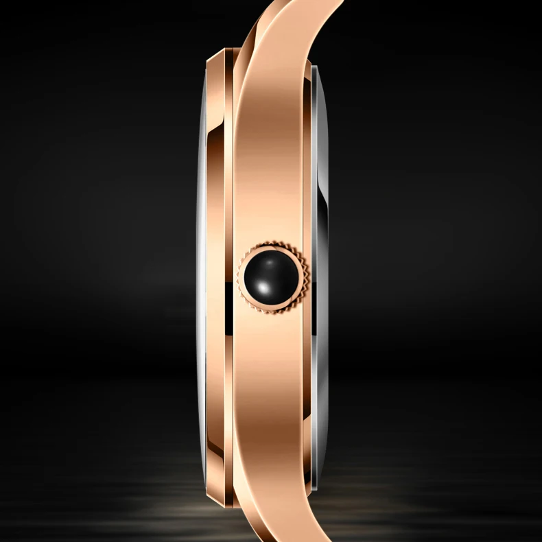 ساعة بورمان أوتوماتيكية للرجال 41 ملم ساعات يد ميكانيكية 50 متر مقاومة للماء على مدار الساعة سويسرا مرآة الياقوت