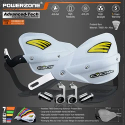 Powerzone Motorcycle Dirt Bike ATV Handlebar handguards For KTM ADV EXC Enduro Husqvarna FE TE WRF CRF YZF RMZ KXF KLX