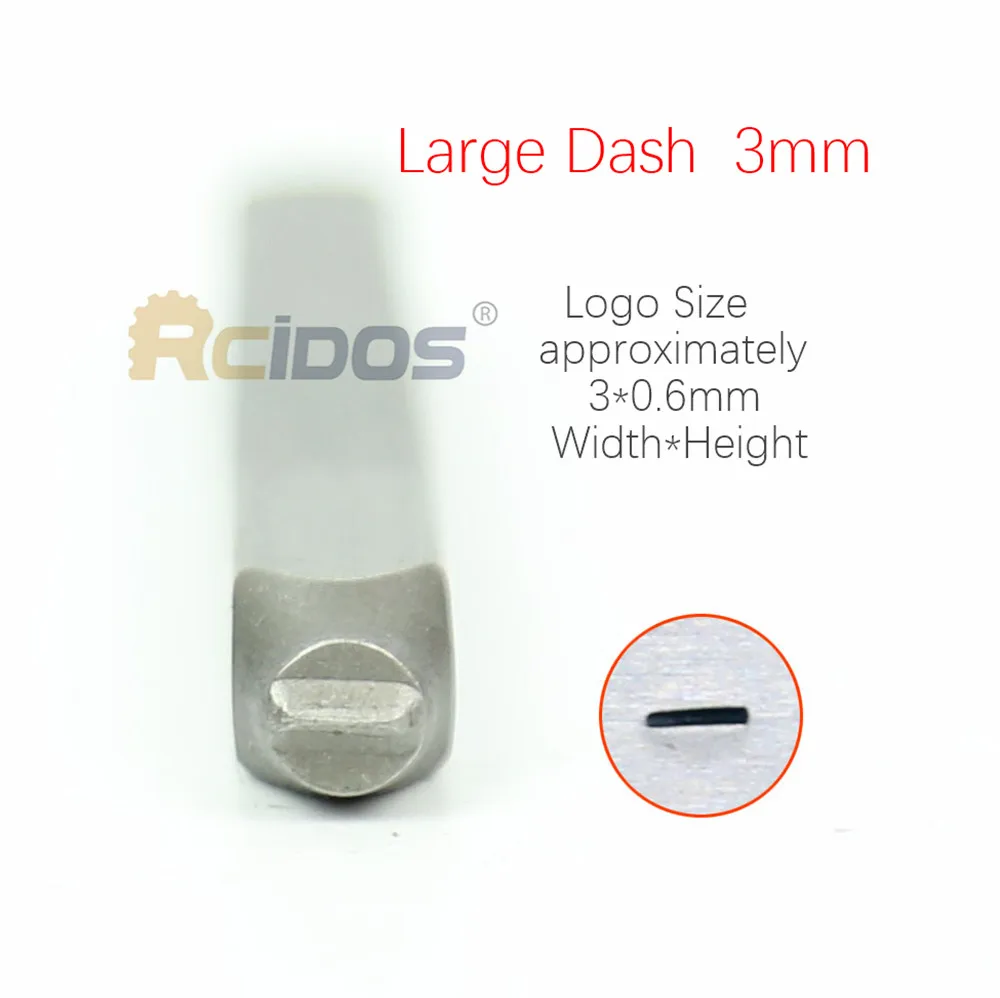 RCIDOS Dot / Dash Signature Design Stamps,DIY Bracelet/Jewelry Symbols Steel Stamp 1pcs price