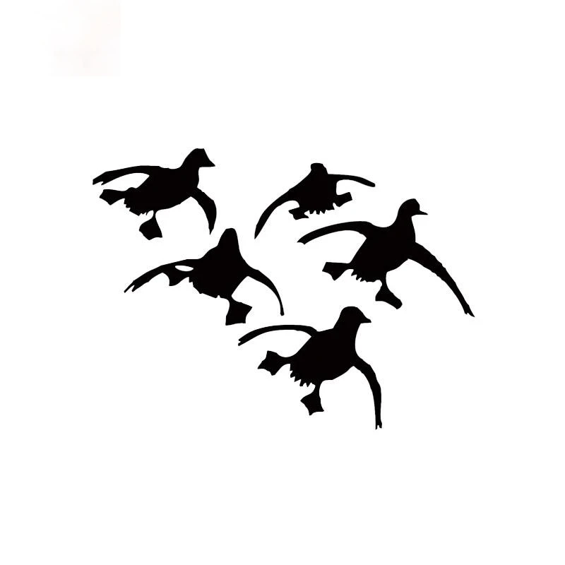 

JuYouHui Exterior Accessories Decal Car Sticker Flying Ducks Landing Hunting Decals Waterfowl Duck Commander Stickers
