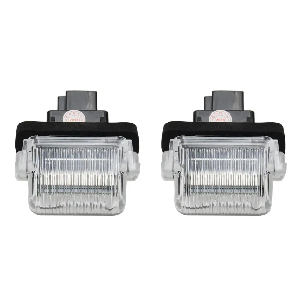 For Mazda 5 2012-2013  CX-9 2007-2015  Car Rear white LED  license plate light number plate lamp