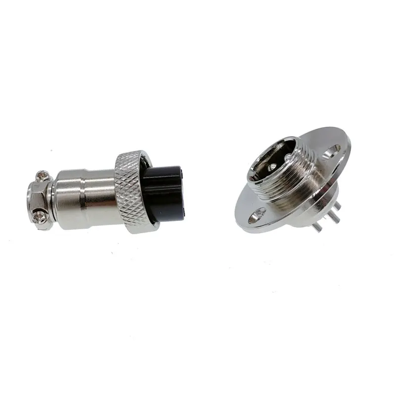 GX16 Flange mounting 3-hole fixing connector plug&socket 2pin 3pin 4pin 5pin 6pin 7pin 9pin 10pin circular connectors