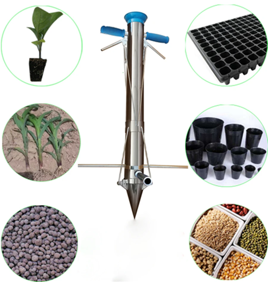 

Seedling Transplanter Stainless Steel Transplanter Farm Vegetable Seedling Planter