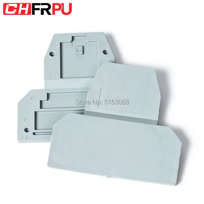 UKK3 UKK5 Terminal Block End Cover Plate Din Rail Terminal Blocks accessories