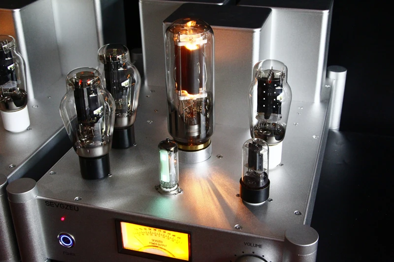 HiFi 300B/2A3 Push 845 Одноконечный усилитель мощности класса A Внутренний кабель из чистого серебра Высококачественный моноблок ручной работы AMP 25 Вт (пара)