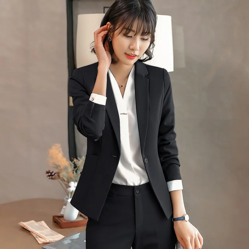 

Lady Office Classic Blazer Shirt Vest Skirt Matching Set Outfit Spring Autumn Solid Color Fashion Business Formal Work Suits Set