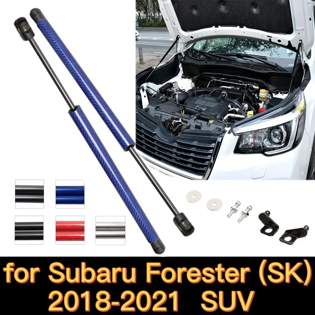 

Hood Struts for Subaru Forester SK 2018 2019 2020 2021 2022 2023 Modify Front Bonnet Lift Supports Shock Damper Cylinders Rods