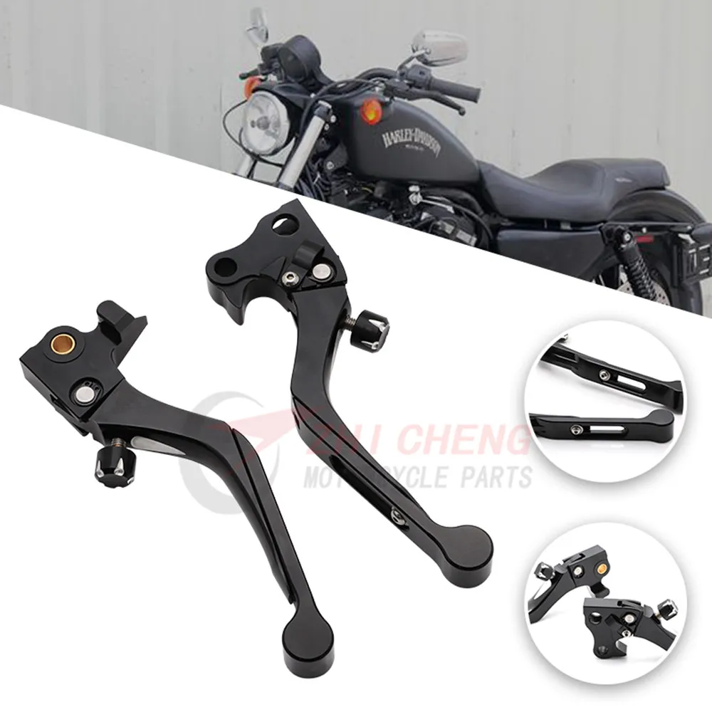 Palancas de embrague de freno para Harley Sportster Iron 883 XL XL883 1200 XL1200 XR1200 N Custom C X48 Forty Eight Seventy Two 2004-2013
