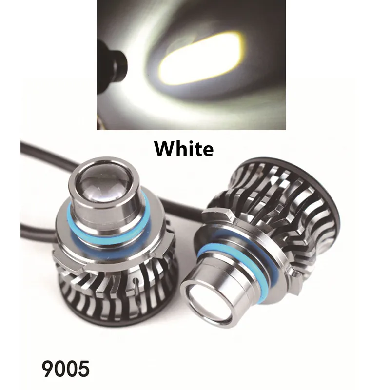 1xUniversal Car Fog Light Bulbs 6000K Error Free Fog Light Small Laser Lens LED Car Light H11 9005/HB3 9006HB4 High Beam Cannon